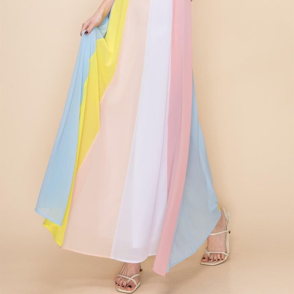 NWT!💝 Springtime Multi-color Maxi Dress - Picture 5 of 7